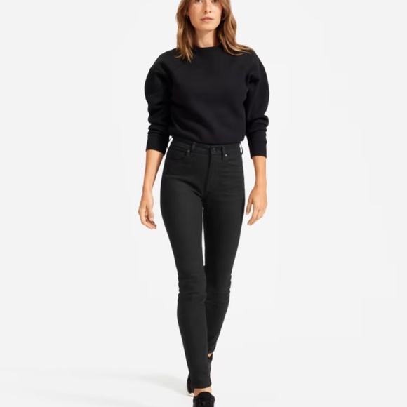 Everlane Denim - Everlane High Rise Skinny Jean Black